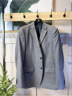 $1650 New Authentic GUCCI Mens Wool Coat Jacket Blazer EU 54/US 44 Made Italy